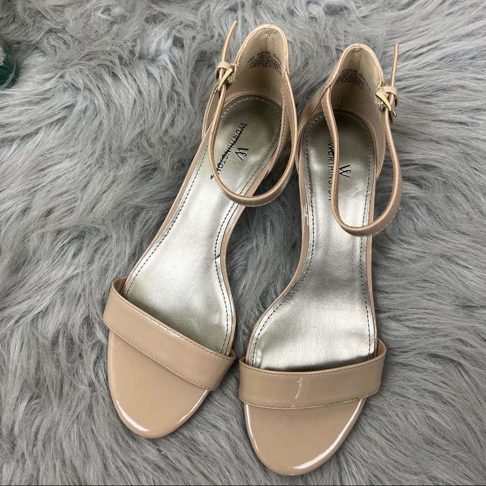 NEW Worthington Wor Gains Sandals Beige Size 7.5 M - Picture 6 of 6